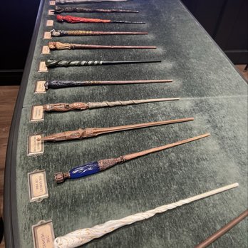 Harry Potter Shop - Display of Wands - Toy Stores Near Me - Chicago, Illinois