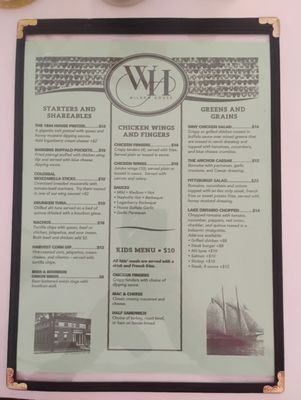 Menu photo 1 The Wilson House Wilson, NY Menu photo 1 The Wilson House Wilson, NY