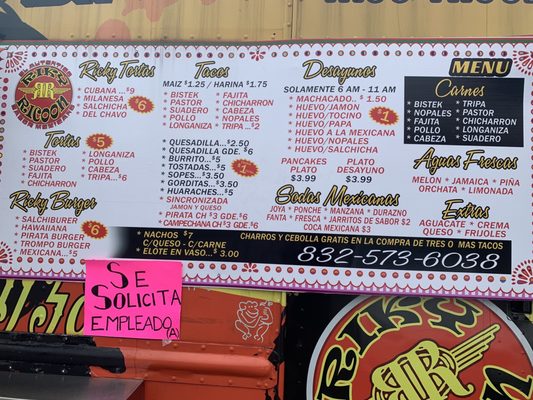 Menu photo 2 Riky Ricoon Alvin, TX