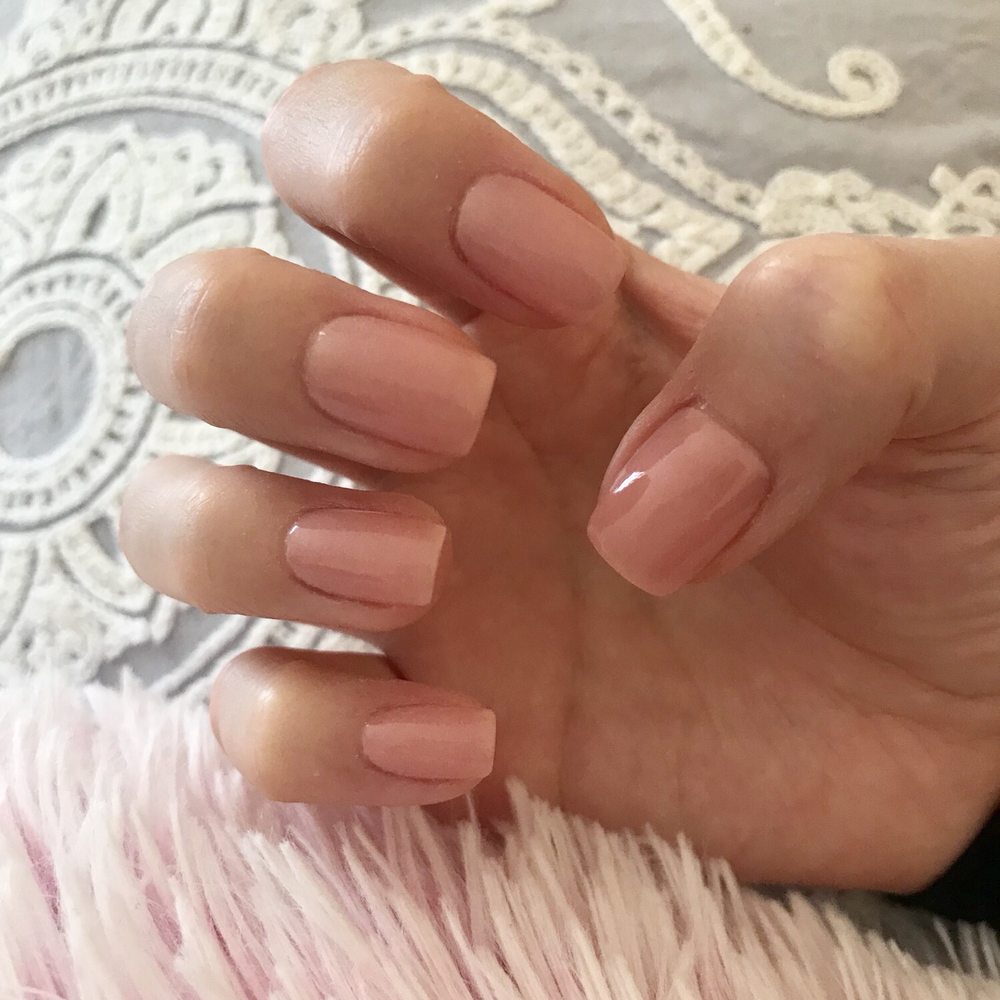 SNS #60 natural looking nails. The best my nails have ever been shaped!
