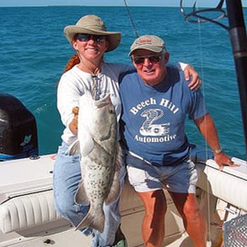 Venus Charters - It was a team effort to land this Black Grouper! - Boating Near Me - Key West, Florida