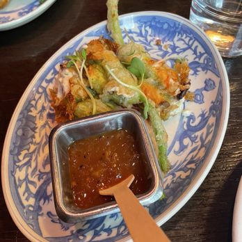 Duck Duck Goat - Squash blossom crab rangoons - Chinese Near Me - Chicago, Illinois Duck Duck Goat - Squash blossom crab rangoons - Chinese Near Me - Chicago, Illinois