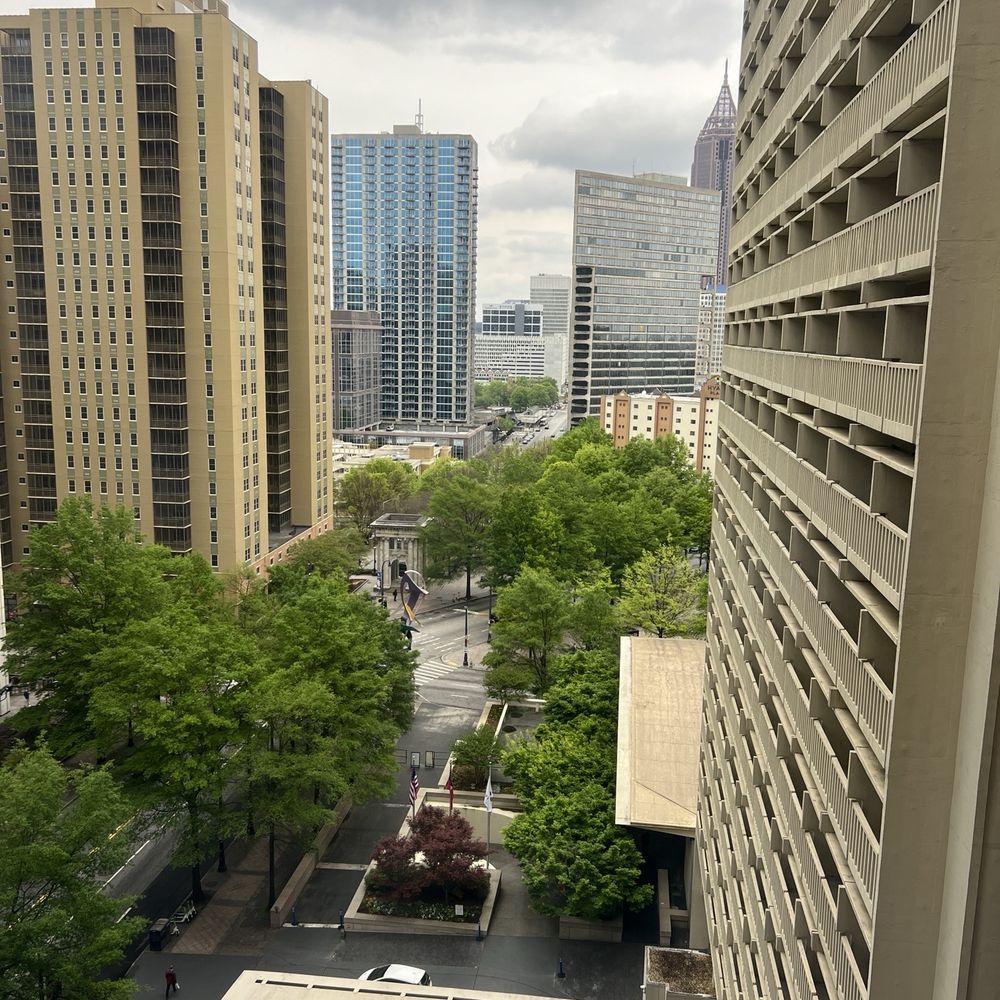 Hyatt Regency Atlanta - 4/10/24 FYI. Our room view. - Hotels Near Me - Atlanta, Georgia Hyatt Regency Atlanta - 4/10/24 FYI. Our room view. - Hotels Near Me - Atlanta, Georgia