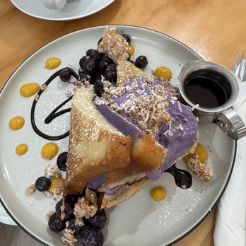 Toast Kitchen & Bakery - Ube French toast - Breakfast & Brunch Near Me - Tustin, California Toast Kitchen & Bakery - Ube French toast - Breakfast & Brunch Near Me - Tustin, California