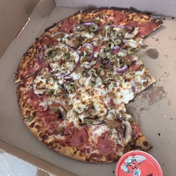 Snappy Tomato Pizza - Large thin crust Supreme - Pizza Near Me - Springfield, Kentucky Snappy Tomato Pizza - Large thin crust Supreme - Pizza Near Me - Springfield, Kentucky