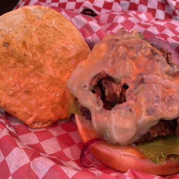 Burger Barn - Mushroom Swiss Burger - Burgers Near Me - Dunsmuir, California