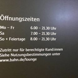 DB Lounge - Öffnungszeiten wie bisher - jetzt aber auch mit Premiumbereich