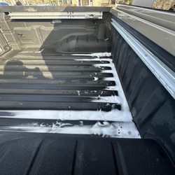 Natomas Car Wash & Detail Center - Soap left behind. As well as the back trail gate step
