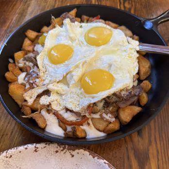 Oldwest Cafe - Philly skillet! - Breakfast & Brunch Near Me - Denton, Texas