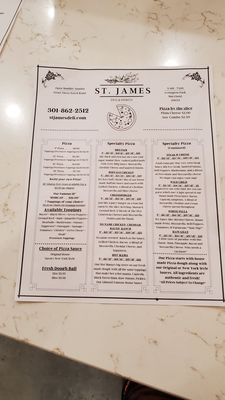 Menu photo 2 St James Deli & Spirits Lexington Park, MD Menu photo 2 St James Deli & Spirits Lexington Park, MD