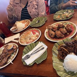 Bisteak, galbi, Salmon belly sisig and crispy sinigang wings. Bisteak, galbi, Salmon belly sisig and crispy sinigang wings.