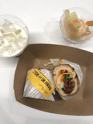Banh mi and roll + by null
