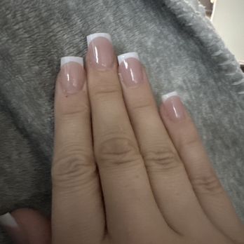 Cosmo Nail Bar - Inconsistent length and thickness of white - Nail Salons Near Me - Litchfield Park, Arizona Cosmo Nail Bar - Inconsistent length and thickness of white - Nail Salons Near Me - Litchfield Park, Arizona