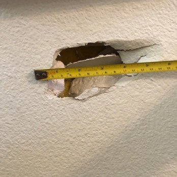 Perfect Patch Drywall Repair - Before Hole #2 - Drywall Installation & Repair Near Me Perfect Patch Drywall Repair - Before Hole #2 - Drywall Installation & Repair Near Me