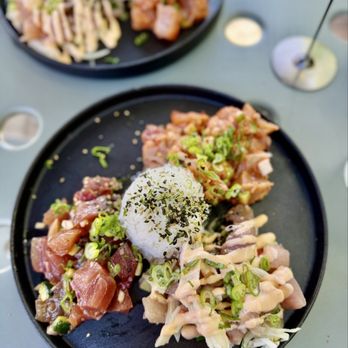 Shoots Fish & Beer - Poke Sampler - Seafood Near Me - Carlsbad, California Shoots Fish & Beer - Poke Sampler - Seafood Near Me - Carlsbad, California