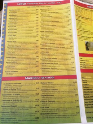 Menu photo 2 Los Potrillos Mexican Restaurant Charleston, IL Menu photo 2 Los Potrillos Mexican Restaurant Charleston, IL