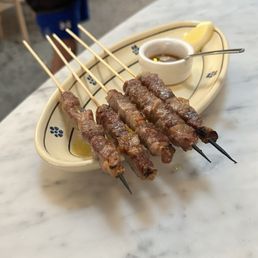 lamb skewers  @davideatsdc