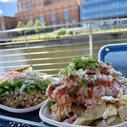 Lansing Shuffle - Crab nachos