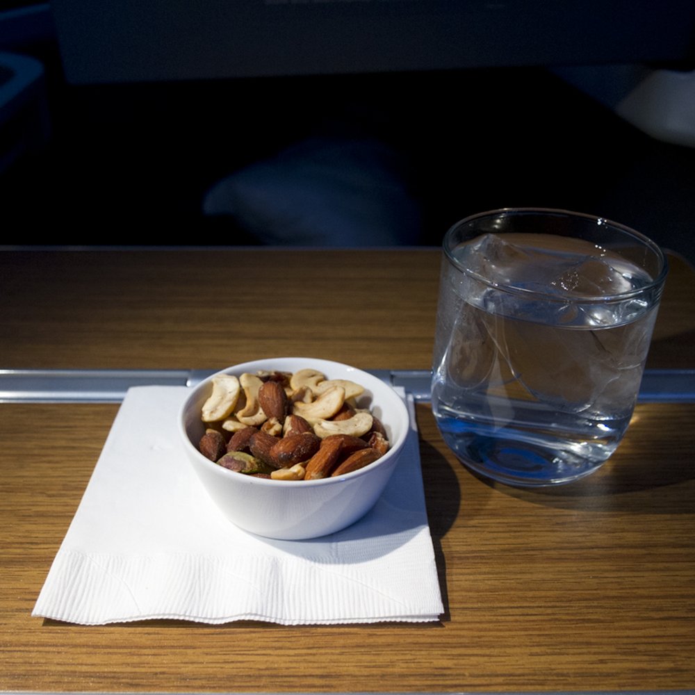 American Airlines - Warm nut mix & water - Airlines Near Me American Airlines - Warm nut mix & water - Airlines Near Me