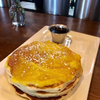 Crave Kitchen and Bar - Blueberry Pancakes w/ Lemon Curd: Just. Amazing. - New American Near Me - El Paso, Texas Crave Kitchen and Bar - Blueberry Pancakes w/ Lemon Curd: Just. Amazing. - New American Near Me - El Paso, Texas