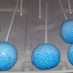 Miss K Cake Pops - Baby Boy Blue for a baby shower