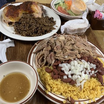 Pipo's Restaurant - Yellow rice, colored beans with roast pork. Congri rice with baked chicken. - Cuban Near Me - Tampa, Florida Pipo's Restaurant - Yellow rice, colored beans with roast pork. Congri rice with baked chicken. - Cuban Near Me - Tampa, Florida