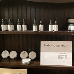 Maduro On Main - Some fresh beard oil. I make my own, but I may pick up one of these to keep on hand.