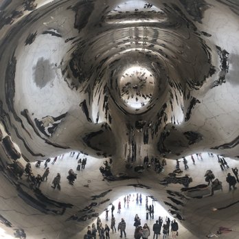 Cloud Gate - Inside - Public Art Near Me - Chicago, Illinois