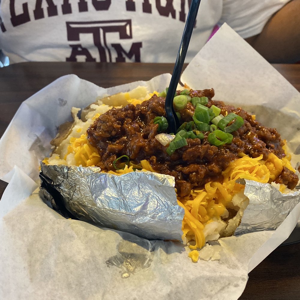 Potato Shack Plus - BBQ Chopped Beef - Caterers Near Me - College Station, Texas Potato Shack Plus - BBQ Chopped Beef - Caterers Near Me - College Station, Texas
