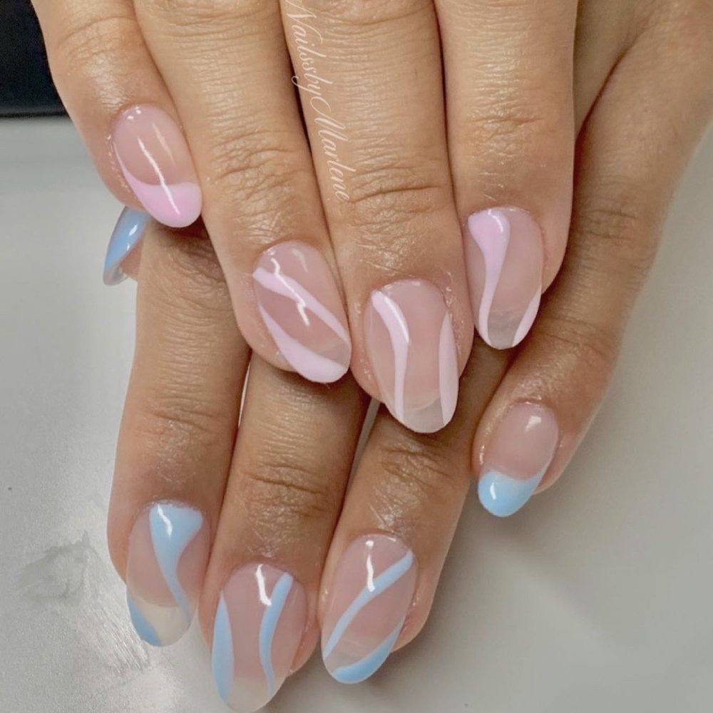 NailssbyMarlene - gender reveal nails. - Nail Technicians Near Me - Canoga Park, California NailssbyMarlene - gender reveal nails. - Nail Technicians Near Me - Canoga Park, California