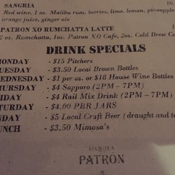 The Corner Place - Ok I'm pretty big about drinking and deals. This picture says it all. - Canadian (New) Near Me - Toronto, Ontario
