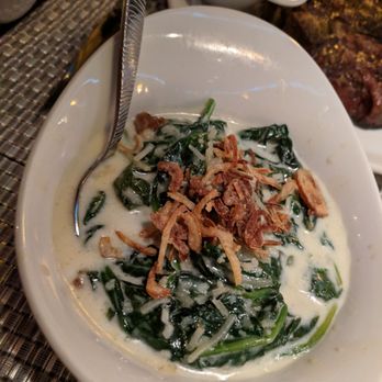 Bimini Steakhouse - Creamed spinach - strong cheese flavors but delicious - Steakhouses Near Me - Reno, Nevada Bimini Steakhouse - Creamed spinach - strong cheese flavors but delicious - Steakhouses Near Me - Reno, Nevada