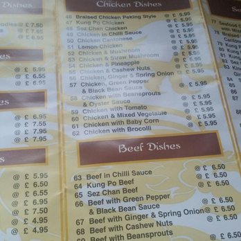 Golden Dragon - Menu - Chinese Near Me - Bowmore, AGB