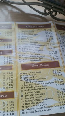 Menu photo 2 Golden Dragon Bowmore, AGB