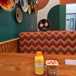 Free drink and a cute plant: Courtesy of Yelp :)