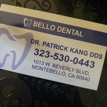 Bello Dental - There business card - General Dentistry Near Me - Montebello, California