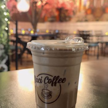 Baci Coffee - Iced mocha with oat milk - Coffee & Tea Near Me - San Diego, California Baci Coffee - Iced mocha with oat milk - Coffee & Tea Near Me - San Diego, California