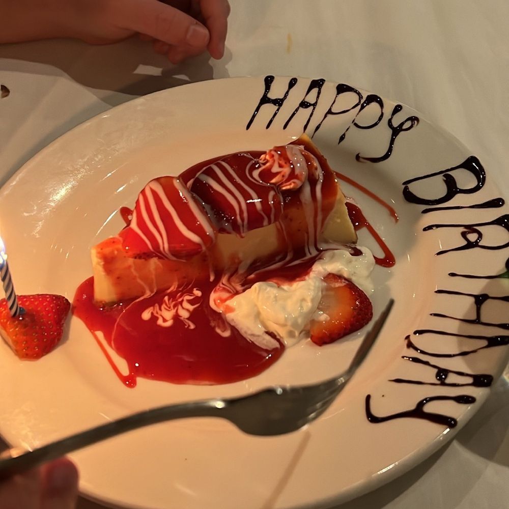 Terra Gaucha - Birthday cheesecake - Brazilian Near Me - Tampa, Florida Terra Gaucha - Birthday cheesecake - Brazilian Near Me - Tampa, Florida