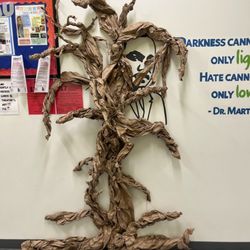 KIPP Vida Preparatory Academy - This is a Dr Martin Luther King Mero mutilated during Black History month