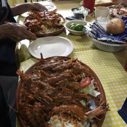 Pescados y Mariscos la Veracruzana - Camarones a la Diabla