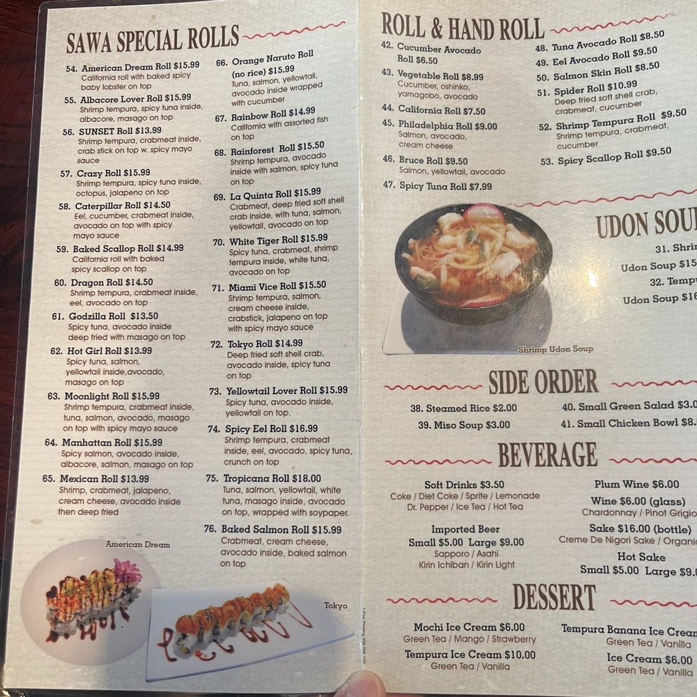 Menu Menu