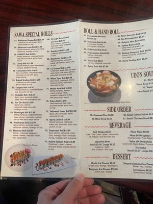 Menu photo 5 Sawa Sushi La Quinta, CA