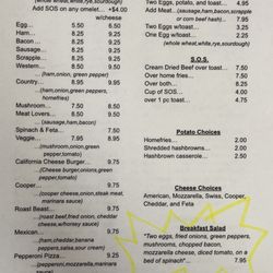 Janelle’s - Menu