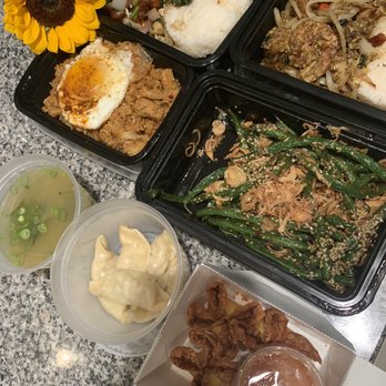 Ruby Chow's - Crab Rangoon Pork Dumplings Kimchi Fried Rice Basil Chicken Pow Pow Shrimp Miso Soup Crispy Green Beans - Asian Fusion Near Me - Atlanta, Georgia