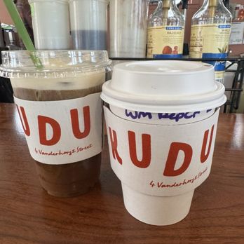 Kudu Coffee & Craft Beer - Seasonal Gingerbread Cold Brew & White Mocha Peppermint Latte - Cafes Near Me - Charleston, South Carolina Kudu Coffee & Craft Beer - Seasonal Gingerbread Cold Brew & White Mocha Peppermint Latte - Cafes Near Me - Charleston, South Carolina