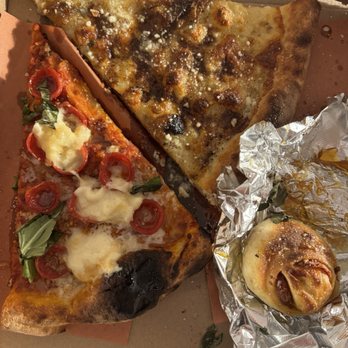 LTD Pizza and Bar - LTD EDITION SLICE, Truffle Cacio e Pepe Slice, Pepperoni Hot Honey Knots - Pizza Near Me - New York, New York