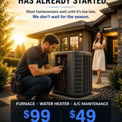 B.C Heating, Ventilation & Air Conditioning Services - Summer Comfort Package (Furnace + Water Heater + Air Conditioning)