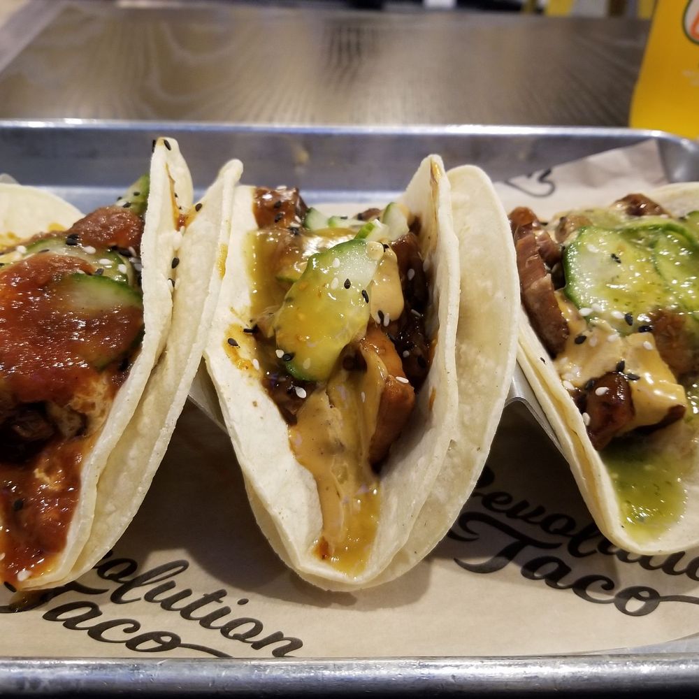 Korean beef tacos so good!