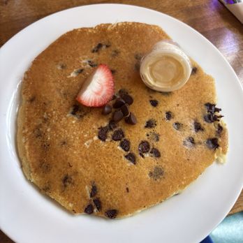 Lucio's Breakfast Place - Perfect golden brown chocolate chip pancake - Breakfast & Brunch Near Me - New Port Richey, Florida Lucio's Breakfast Place - Perfect golden brown chocolate chip pancake - Breakfast & Brunch Near Me - New Port Richey, Florida