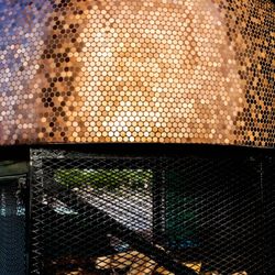 Re Di Roma Wood Fired Pizza Food Truck - Our 100% wood-fired, shiny oven.